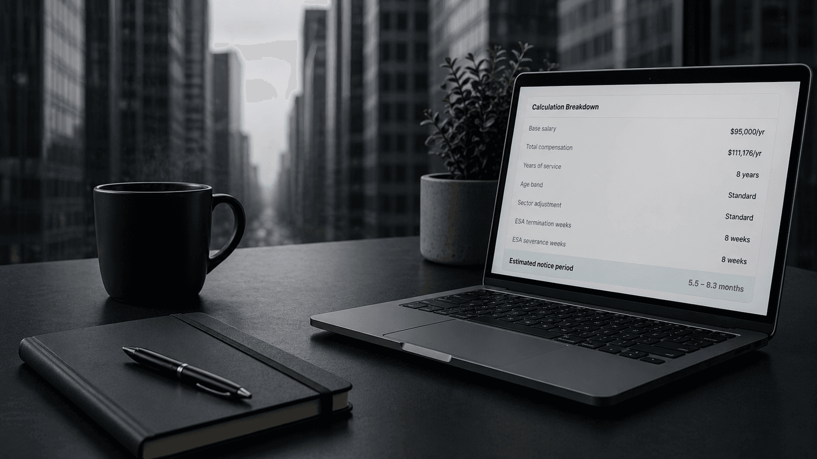 Ontario Severance Calculator